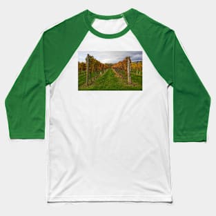 Autumn Grape Vines in North East Italy Baseball T-Shirt